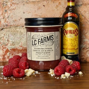 Razberry White-Chocolate Kahlua with fruit